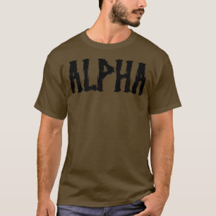 Camiseta Mens ALPHA Gym Fitness Workout Bodybuilding Motiva