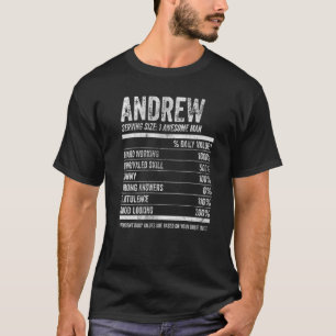 Camiseta Mens Andrew Nutrition Nombre personalizado Fase