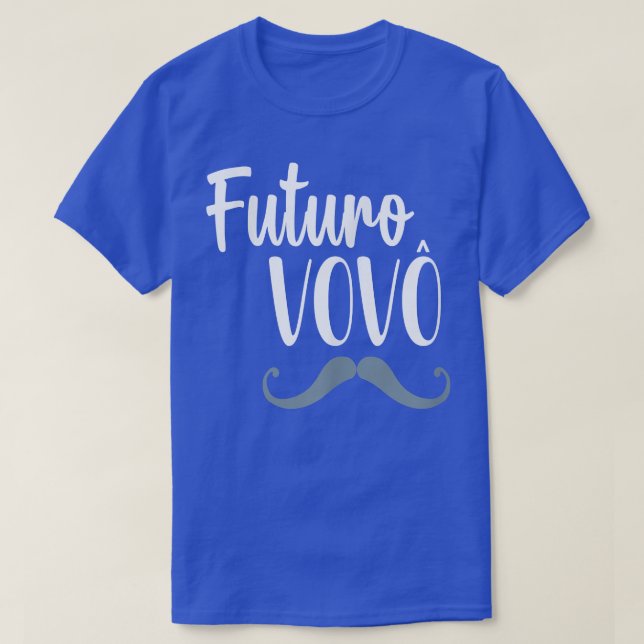 Camiseta Mens Anuncio De Gravidez Para Vovo (Diseño del anverso)
