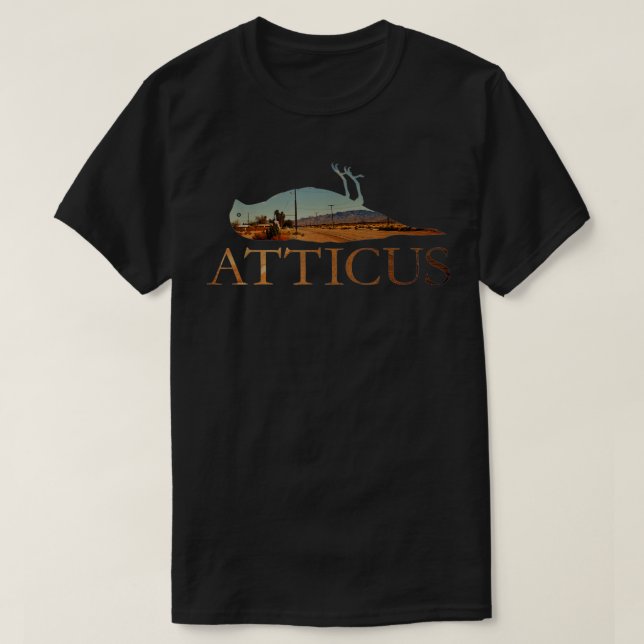 Camiseta Mens ATTICUS Horizon Bird T Shirt (Imagen impresa) (Diseño del anverso)