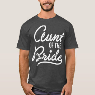 Camiseta Mens Aunt Of The Bride Bachelor Party