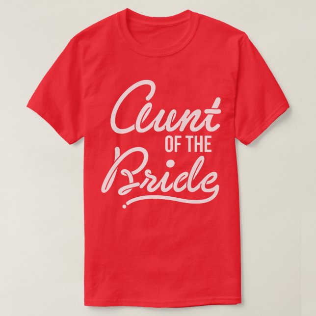Camiseta Mens Aunt Of The Bride Bachelor Party  (Diseño del anverso)