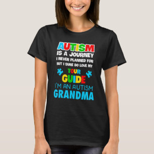 Camiseta Mens Autism Spectrum Disorder Grandmother Awarenes