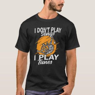 Camiseta Mens Bagpipes I Jugar Tunes Bagpip Práctica