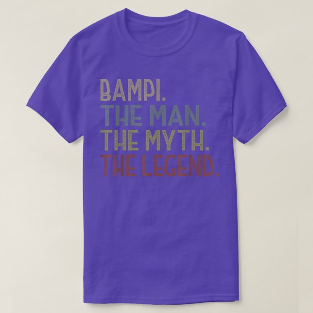 Camiseta Mens Bampi Tee  from Grandchildren Funny Bampi Myt (Diseño del anverso)