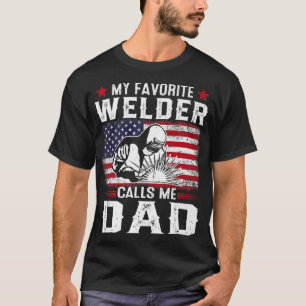 Camiseta Mens Bandera Americana Mi soldado favorito me llam