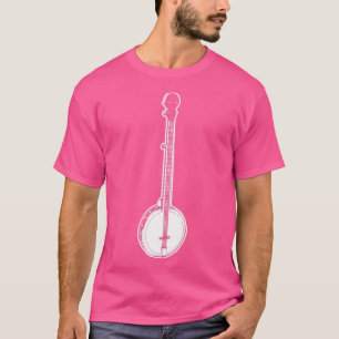 Camiseta Mens Banjo Country Music Bluegrass Music 