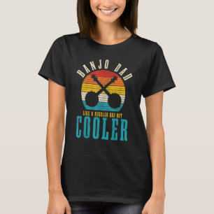 Camiseta Mens Banjo Player Dad Dad Country Música folclóric