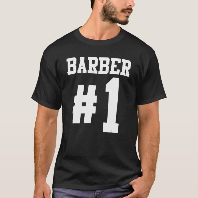 Camiseta Mens Barber 1 Barbershop (Anverso)