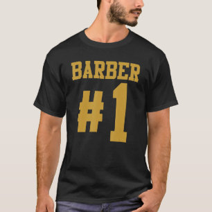 Camiseta Mens Barber 1 Barbershop Hair Scissor Fade