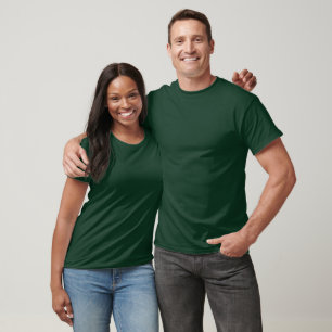 Camiseta Mens Basic Dark T-Shirt Deep Forest Green