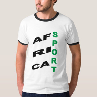 Camiseta Men's Basic Ringer T-Shirt  DESIGN  AFRICA  SPORT 