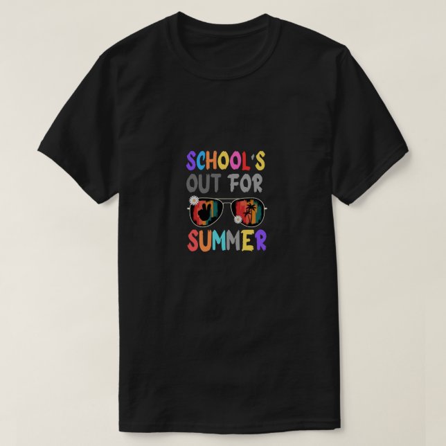 Camiseta Men's Basic school Out for glasses summer  (Diseño del anverso)