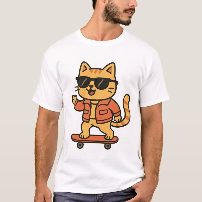 Camiseta Men's Basic T-Shirt Cute Design  (Anverso)