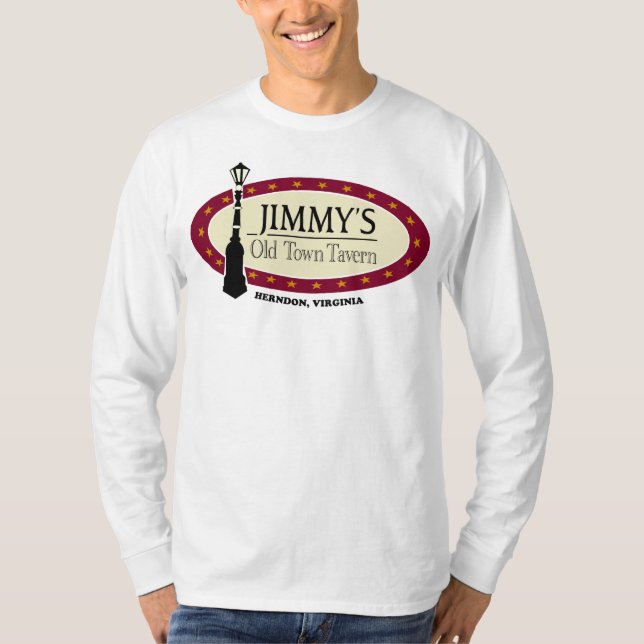 Camiseta Men's Basic White JOTT Logo Long Sleeve (Anverso)