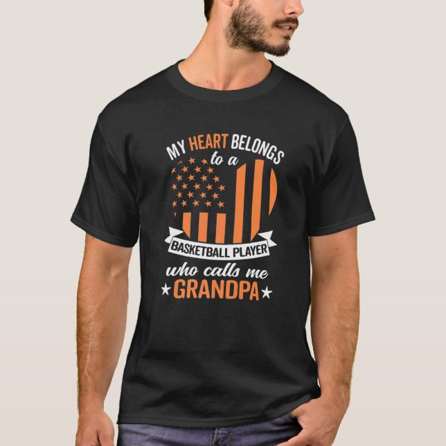 Camiseta Mens Basketball Grandpa (Anverso)