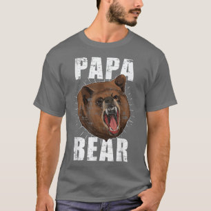Camiseta Mens Bear Animal Daddy Bear Family Dad Papa Bear