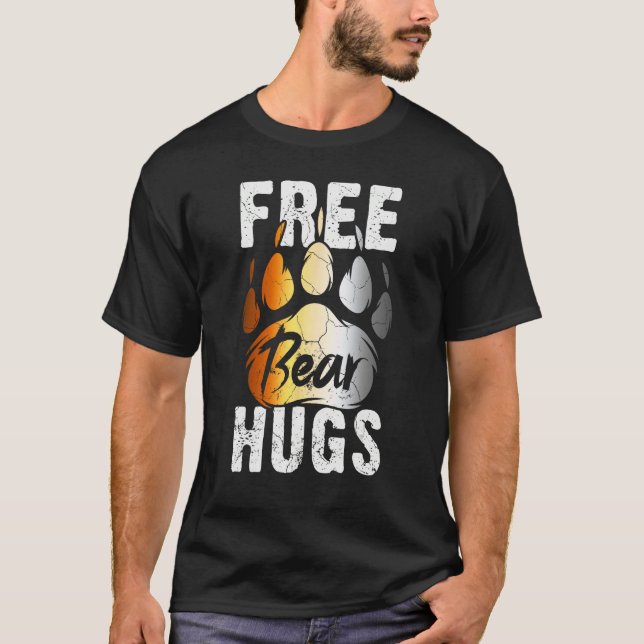 Camiseta Mens Bear Paw Bear Community Bear Flag Gay Bear Pr (Anverso)
