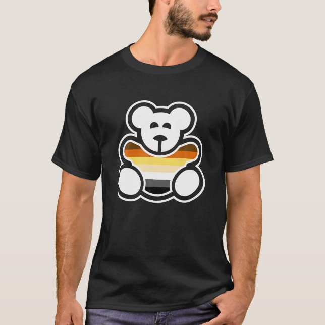 Camiseta Mens Bearcandi Gay Bear Gay Teddy Bear Cub Orgullo (Anverso)