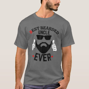 Camiseta Mens Bearded Uncle Mens Beard Humor Funny  Superhe