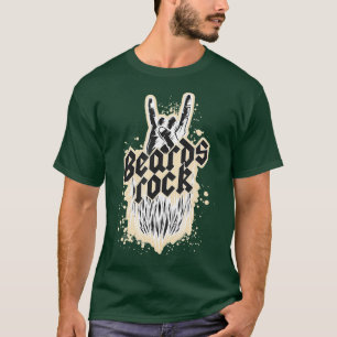 Camiseta Mens Beards barbas de falda son barbas frescas