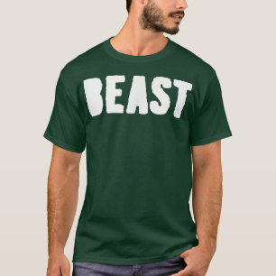 Camiseta Mens BEAST Gym Fitness Workout Bodybuilding Motiva