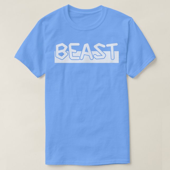Camiseta Mens BEAST Gym Fitness Workout Bodybuilding Motiva (Diseño del anverso)