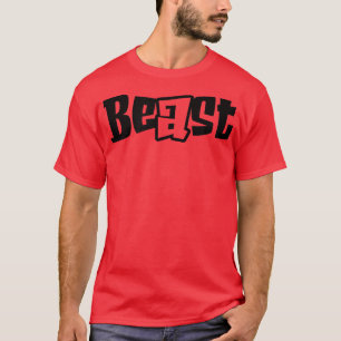 Camiseta Mens BEAST Gym Fitness Workout Bodybuilding Motiva
