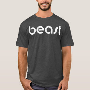 Camiseta Mens BEAST Gym Fitness Workout Bodybuilding Motiva