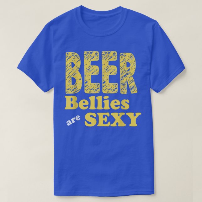 Camiseta Mens Beer Bellies are Sey Mens Funny Beer Drinking (Diseño del anverso)