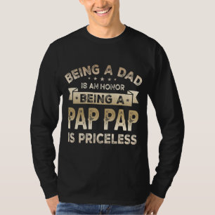 Camiseta Mens Being a DAD es un HONOR