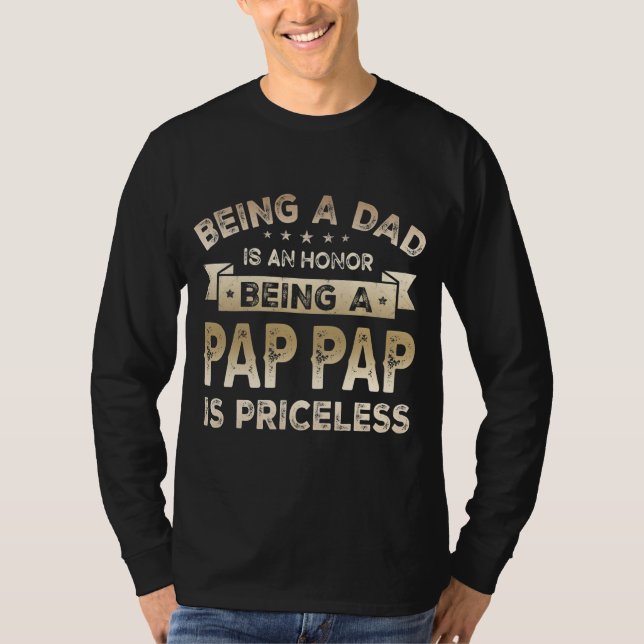 Camiseta Mens Being a DAD es un HONOR (Anverso)
