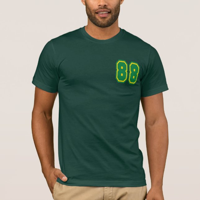 Camiseta Mens Bella Canvas (Forrest Green) (Anverso)
