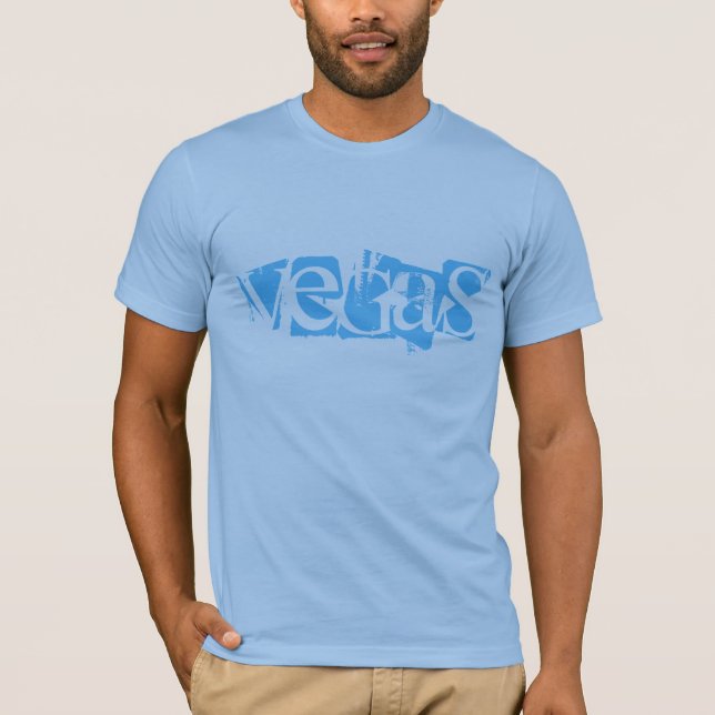 Camiseta Mens Bella Canvas T-Shirt-Vegas (Anverso)