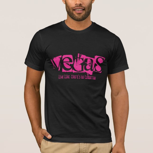 Camiseta Mens Bella Canvas T-Shirt-Vegas (Anverso)