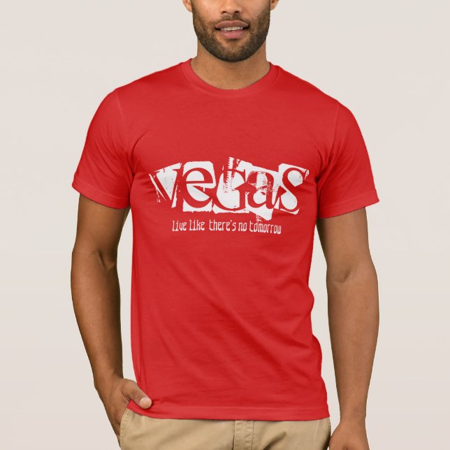 Camiseta Mens Bella Canvas T-Shirt-Vegas (Anverso)