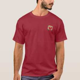 Camiseta MENS BELLA TRI DISEÑO DE MANZANAS DE MEZC