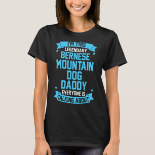 Camiseta Mens Bernese Mountain Dad