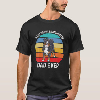 Camiseta Mens Bernese Mountain Dog Dad For Men Dog Lover Be