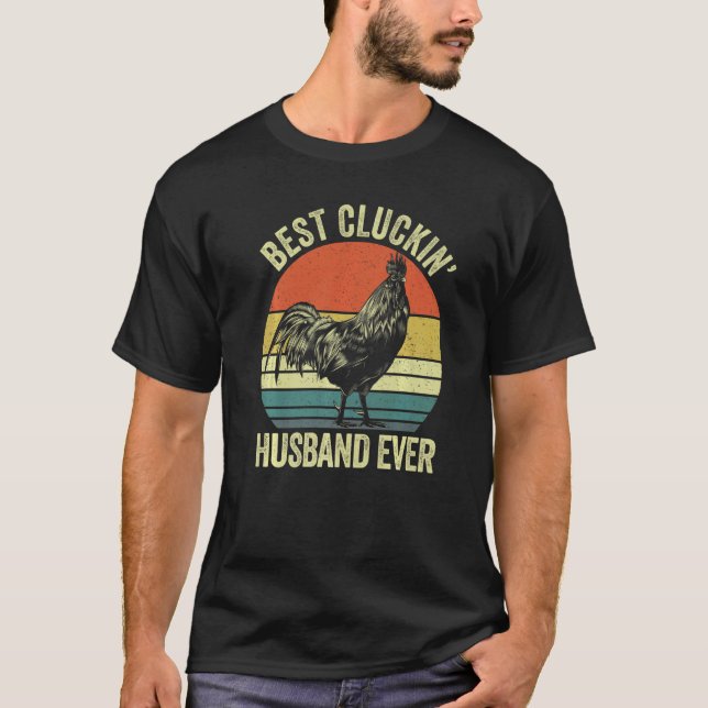 Camiseta Mens Best cluckin' marido siempre se está burlando (Anverso)