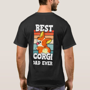 Camiseta Mens Best Corgi Dad Ever Dog Puppy Boy