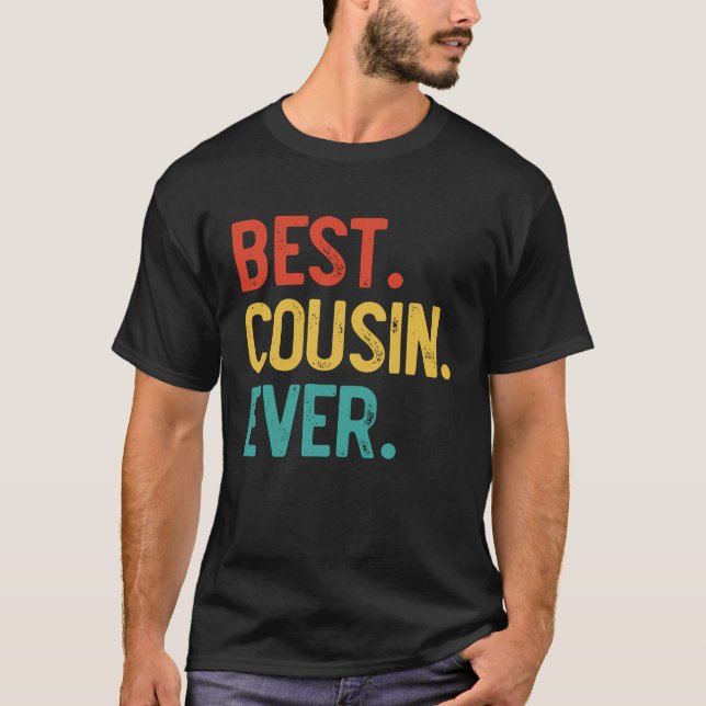 Camiseta Mens Best Cousin Ever Father's Day Cousin (Anverso)