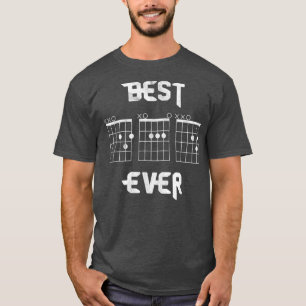 Camiseta Mens Best Dad Ever Guitar Funny Guitarist Musician