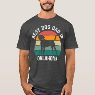 Camiseta Mens Best Dog Dad In Oklahoma Funny Dog