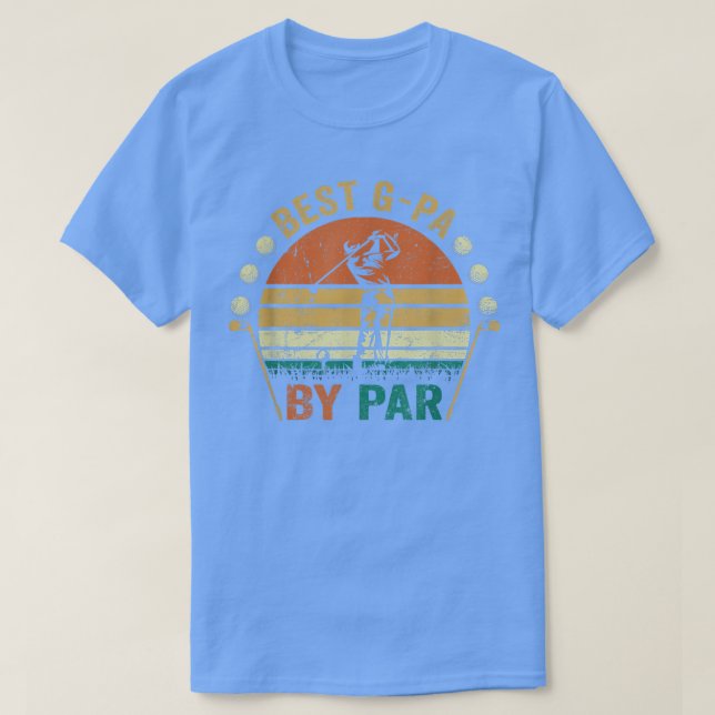 Camiseta Mens Best G Pa By Par Funny Fathers Day Golf Golfi (Diseño del anverso)