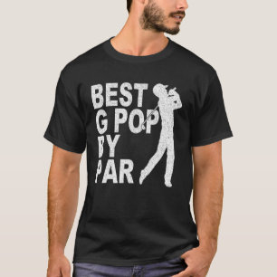 Camiseta Mens Best G Pop By Par Disc Golf For Men Fathers