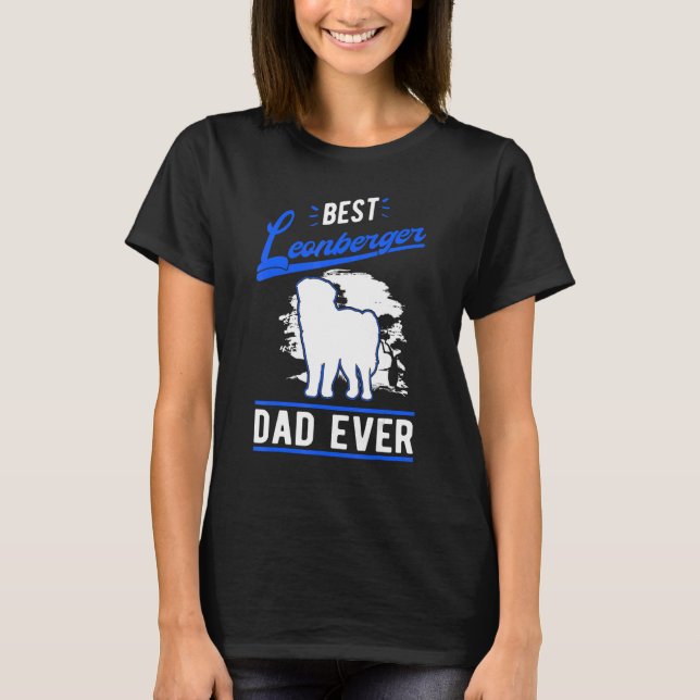 Camiseta Mens Best Leonberger Dad (Anverso)