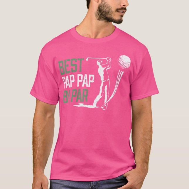 Camiseta Mens Best Pap Pap By Par Father'S Day Gifts Golf L (Anverso)