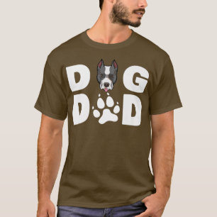 Camiseta Mens Best StafforShire Bull Terrier Dog Ever Fathe
