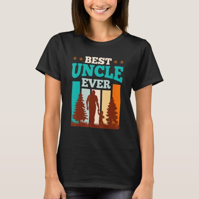 Camiseta Mens Best uncle ever uncle (Anverso)